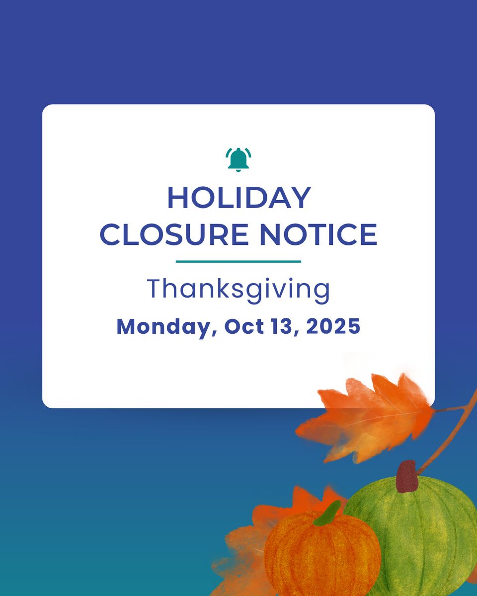 🍂 Thanksgiving Closure Notice 

Please note that WorkLink offices in Westshore and Sooke will be closed on Monday, October 13th, for Thanksgiving. We will reopen with regular hours on Tuesday, October 14th.