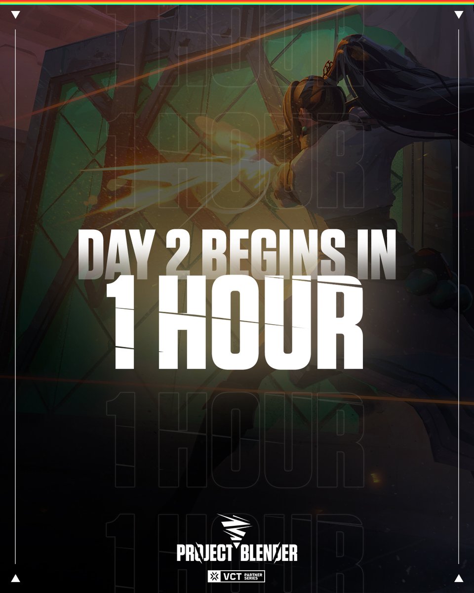ProjectBlender_'s tweet image. Agents, it's time to check in on Discord!
Day 2 of Phase 01 of Project Blender starts in ONE hour!