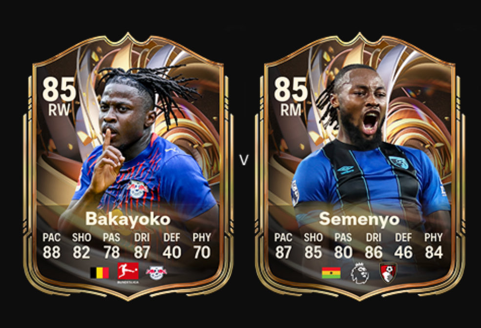 BPMnerd's tweet image. NEW RATINGS RELOAD DUO PICK ⚒️
✨Complete this and you will get:
85 rated Balayoko or 85 rated Semenyo✅
But…
💎 Completing 83 rated squad you will get:
86 rated Schick ✅
