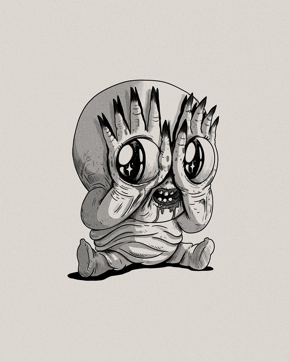 alexmdc's tweet image. Baby Terrors 

Art book dropping October 14th