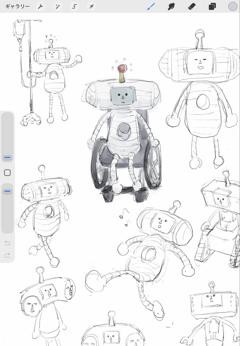 nianzep's tweet image. #塊魂
の絵です（╹◡╹）
オペオ、シンゴ、ニッケル