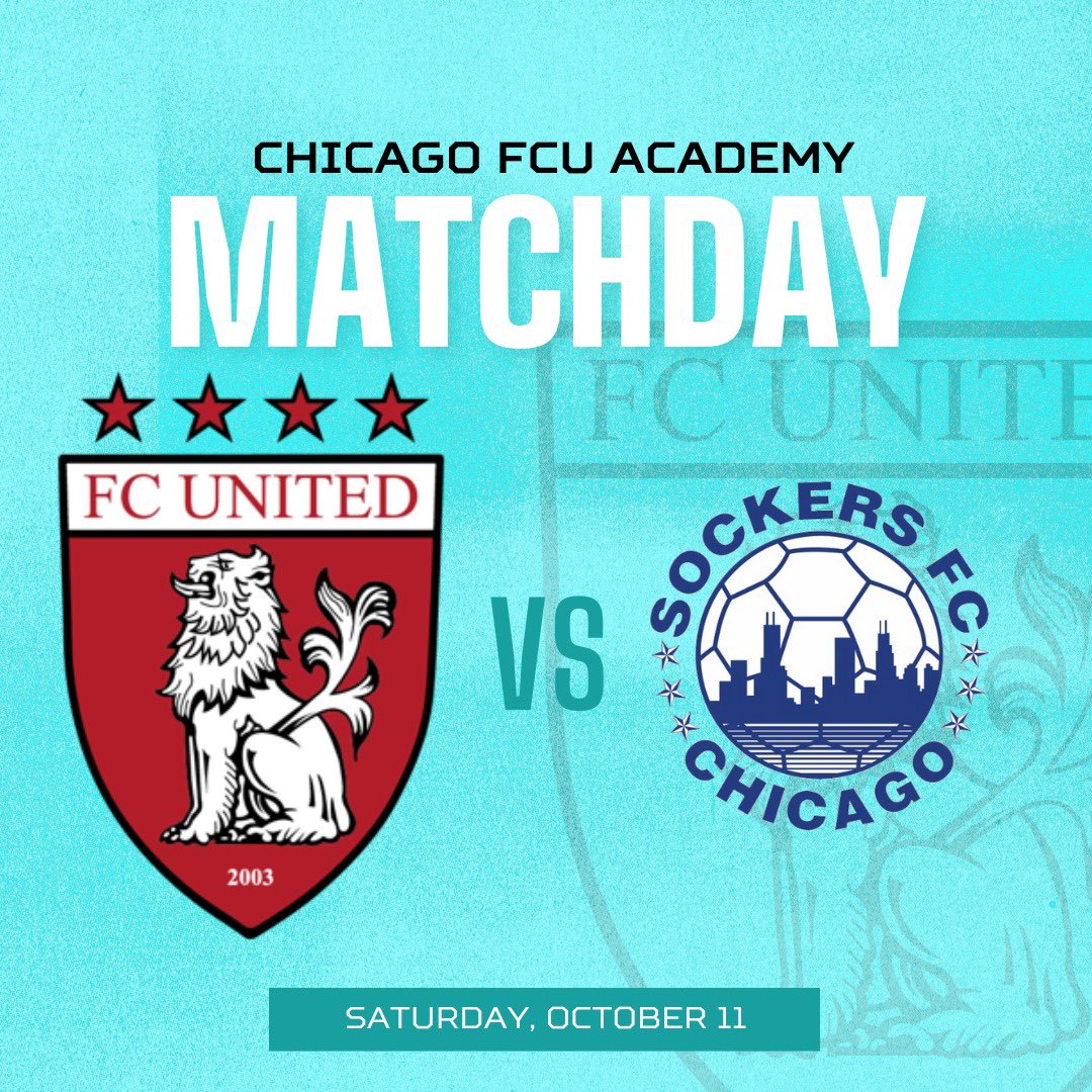 ChicagoFCUnited's tweet photo. The #FCUMLSNext U14 side has kicked off in Bridgeview v Sockers. #WinTheDay #AchieveYourIncredible #ChicagoDerby https://t.co/LoD2QEM9Pn