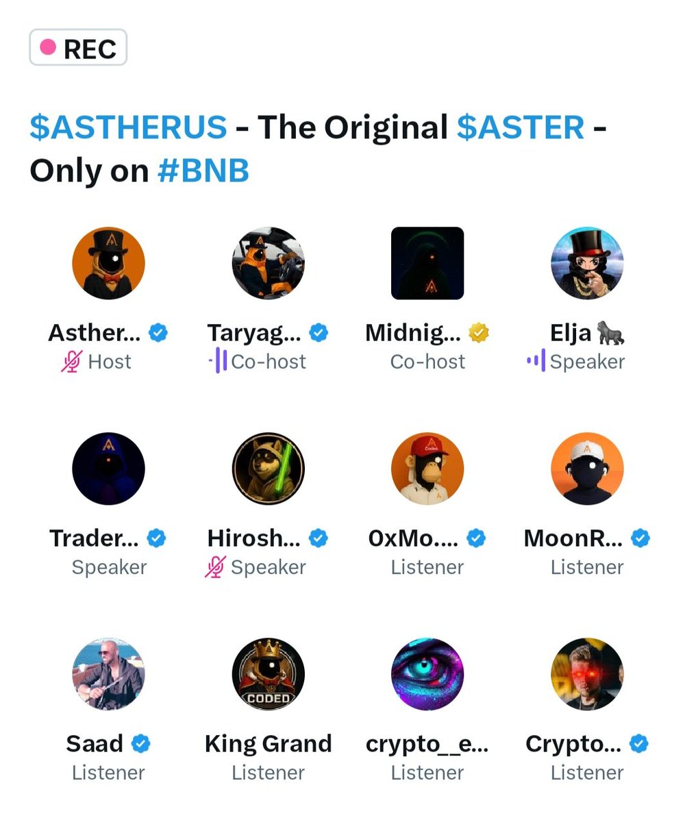 MoEthWhale's tweet image. Tune into $Astherus X Spaces live now! 

@Eljaboom the crypto community favorite once again showing support to organic communities.

x.com/i/spaces/1DXxy…