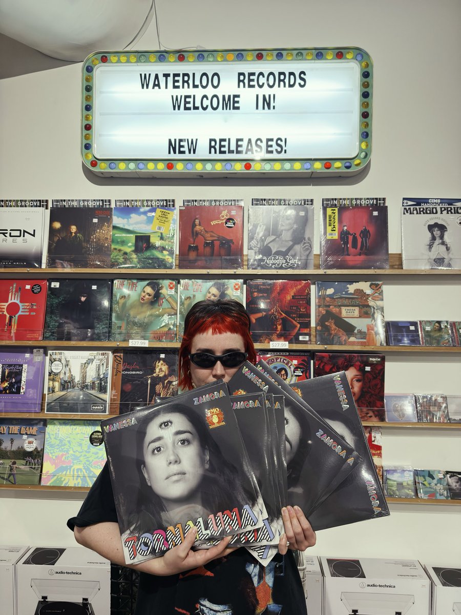 Austin TX ❤️‍🔥there's 10 copies of Tornaluna vinyl available at Waterloo Records!