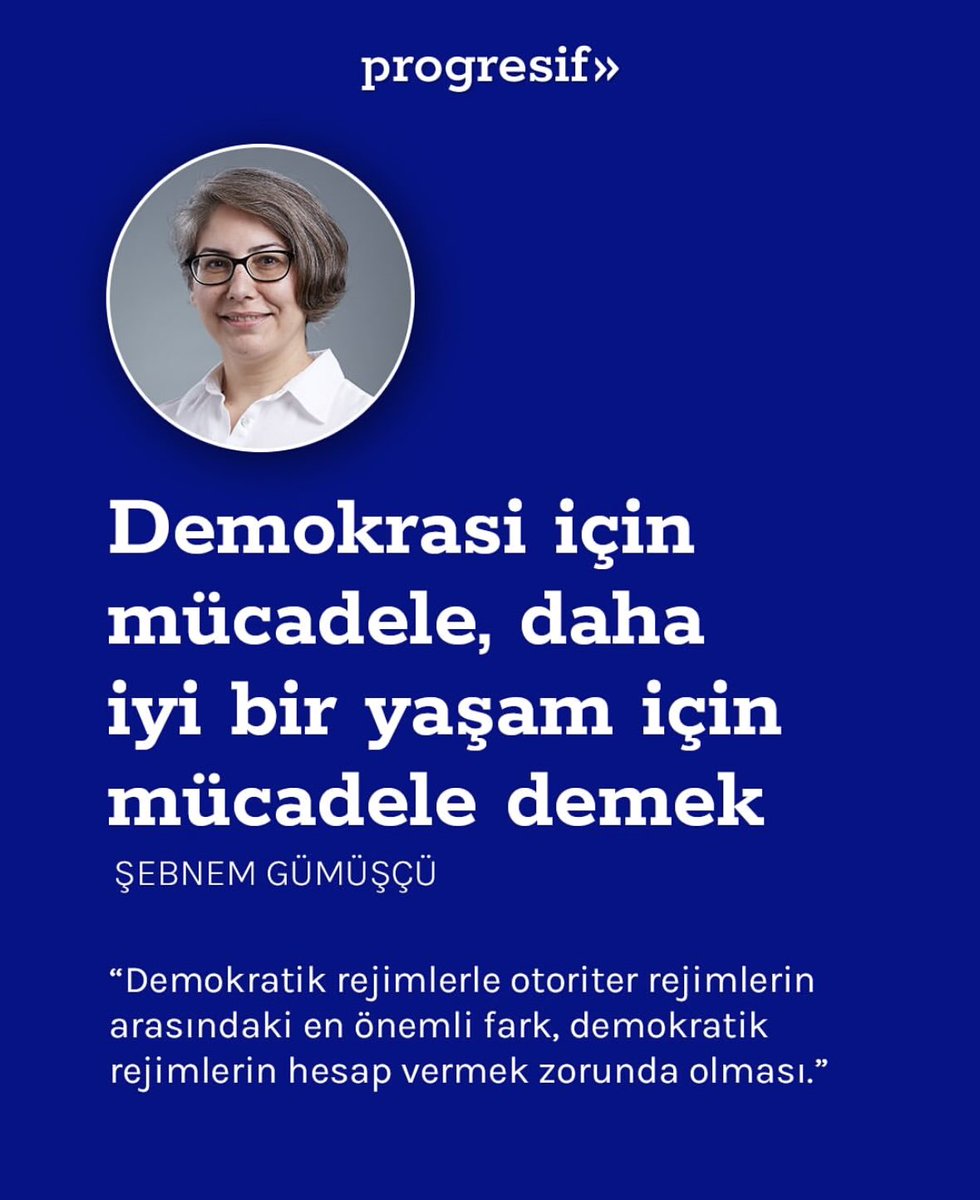 progresiftr's tweet image. “Kısacası otoriter rejimde hiç kimse ben siyasetle ilgilenmiyorum, bana bir şey olmaz diye düşünmemeli” @sebnemisback
progresiftr.com/2025/09/28/dem…