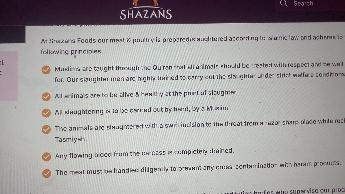 blaiklockBP's tweet photo. Shazans. Real certified throat  cutting Halal  Zero in common with Britain .
I don’t even need to look at the slaughter house code on that one.

@AldiUK has denied to customers that they sell Halal or Religious Slaughter  but here it is  in plain sight - supermarkets lie .

https://t.co/vBptpr1ptV