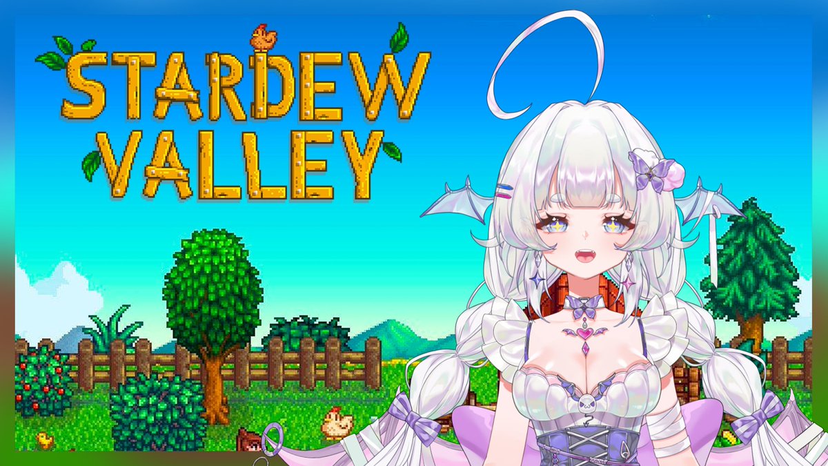 streaming now~
2am is prime stardew time :3