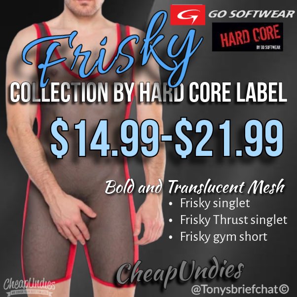 t_formica's tweet image. Frisky By HardCore•$14.99-$21.99
Shop:
🔹linktr.ee/tonysbriefchat

$5 off your first purchase
🔹prz.io/O9YBkDCd 

10% Savings from me @Tonysbriefchat Shop with @cheapundies #cheapundies…
🔹loox.io/z/QZmw7hBdj 

@gosoftwear #gosoftwear #singlets #wrestlingsinglet