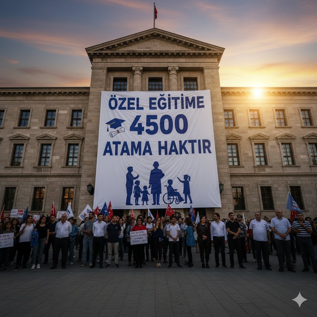 Özel Eğitimin niteliğini artırmak için Özel Eğitime 4500 atama haktır...