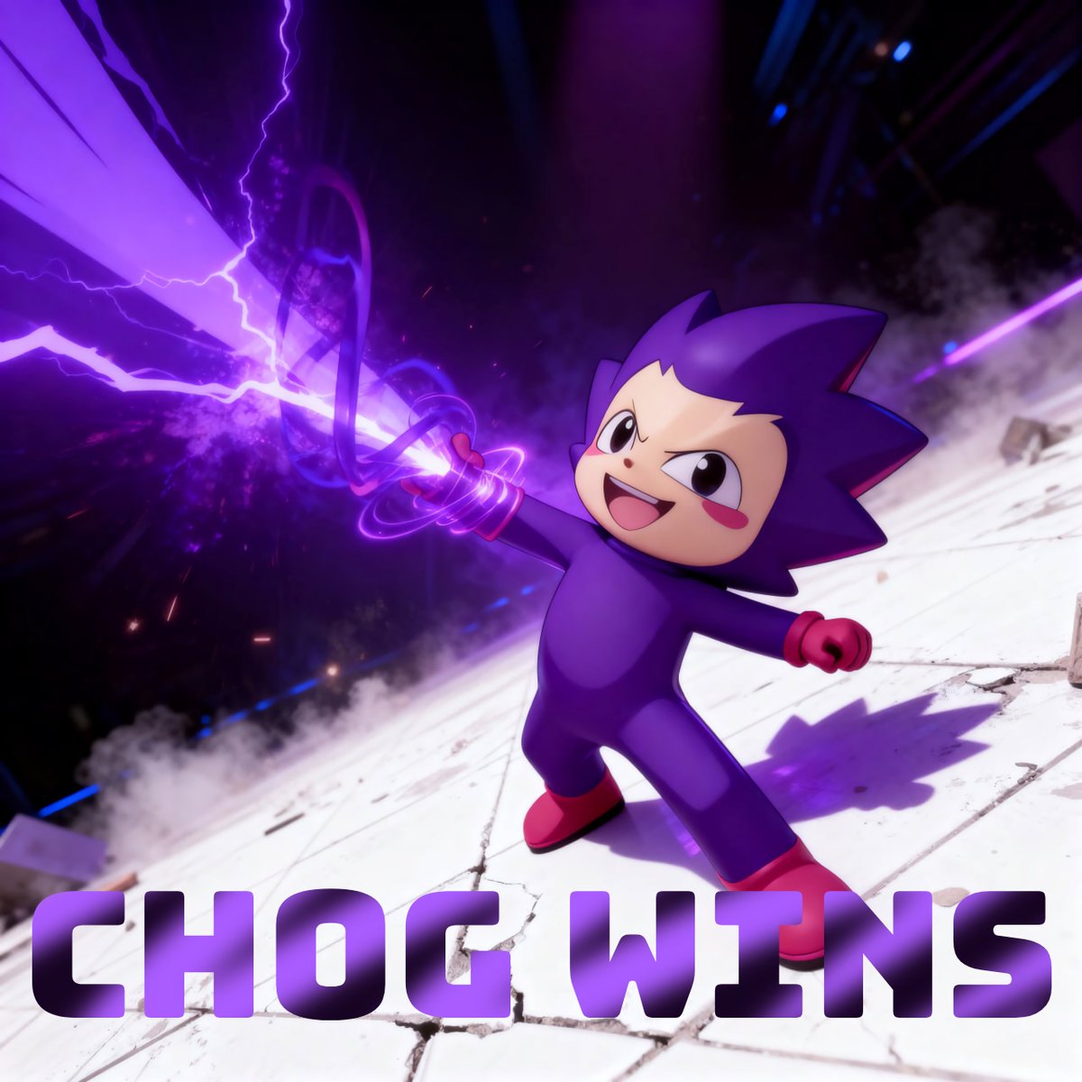 Grid_0x's tweet image. The crowd knows the name that stands above all.

 HIS NAME IS CHOG!

LootGO September Madness Champion 🏆