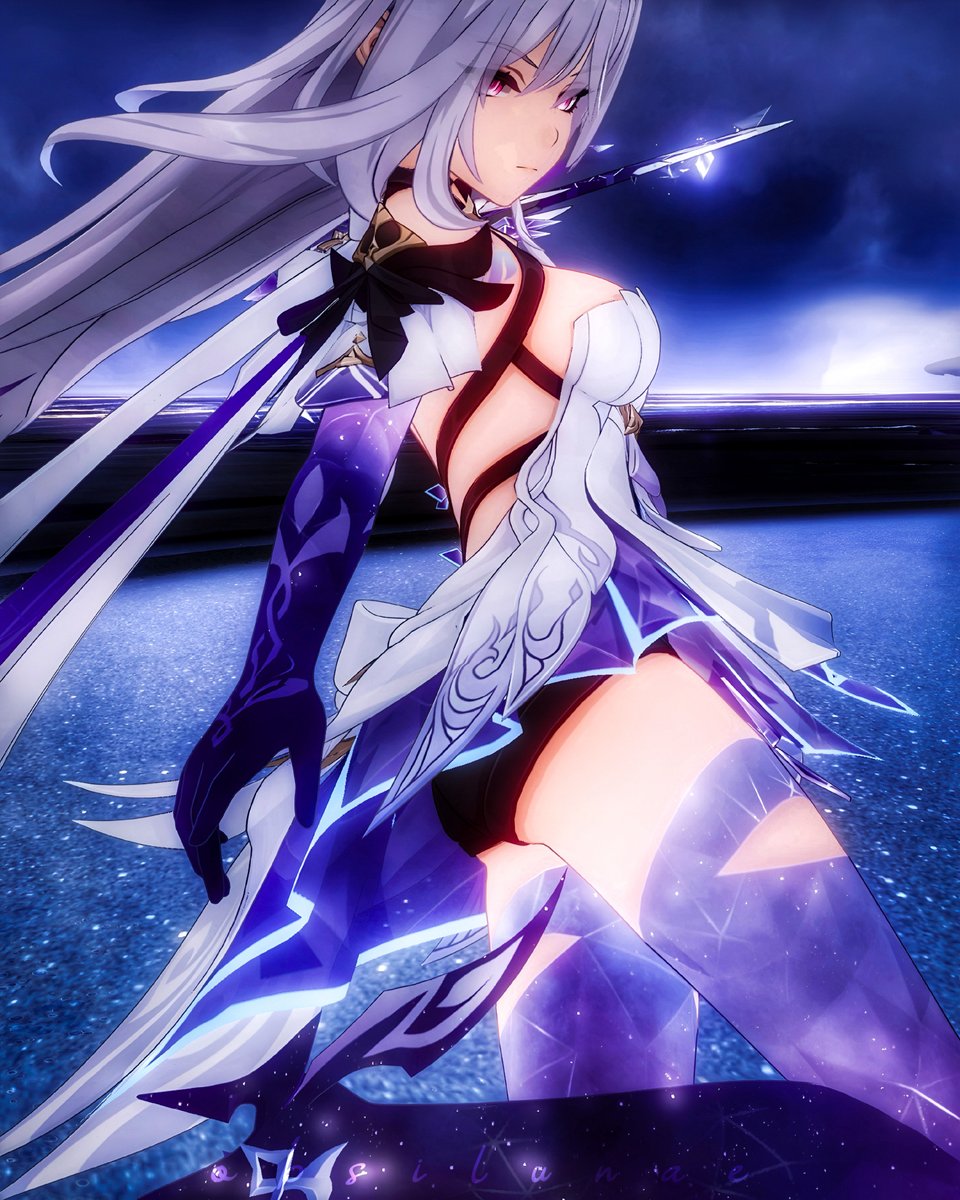 obsilunae's tweet image. ⏾ ⋆  —  𝘳𝘢𝘪𝘯 𝘰𝘳 𝘴𝘩𝘪𝘯𝘦, 𝘷𝘪𝘤𝘵𝘰𝘳𝘺 𝘰𝘳 𝘥𝘦𝘧𝘦𝘢𝘵.💫

#原神 #原神写真部 #GenshinImpact 
#スカーク #Skirk #NodKrai 
#ナドクライの幕開け