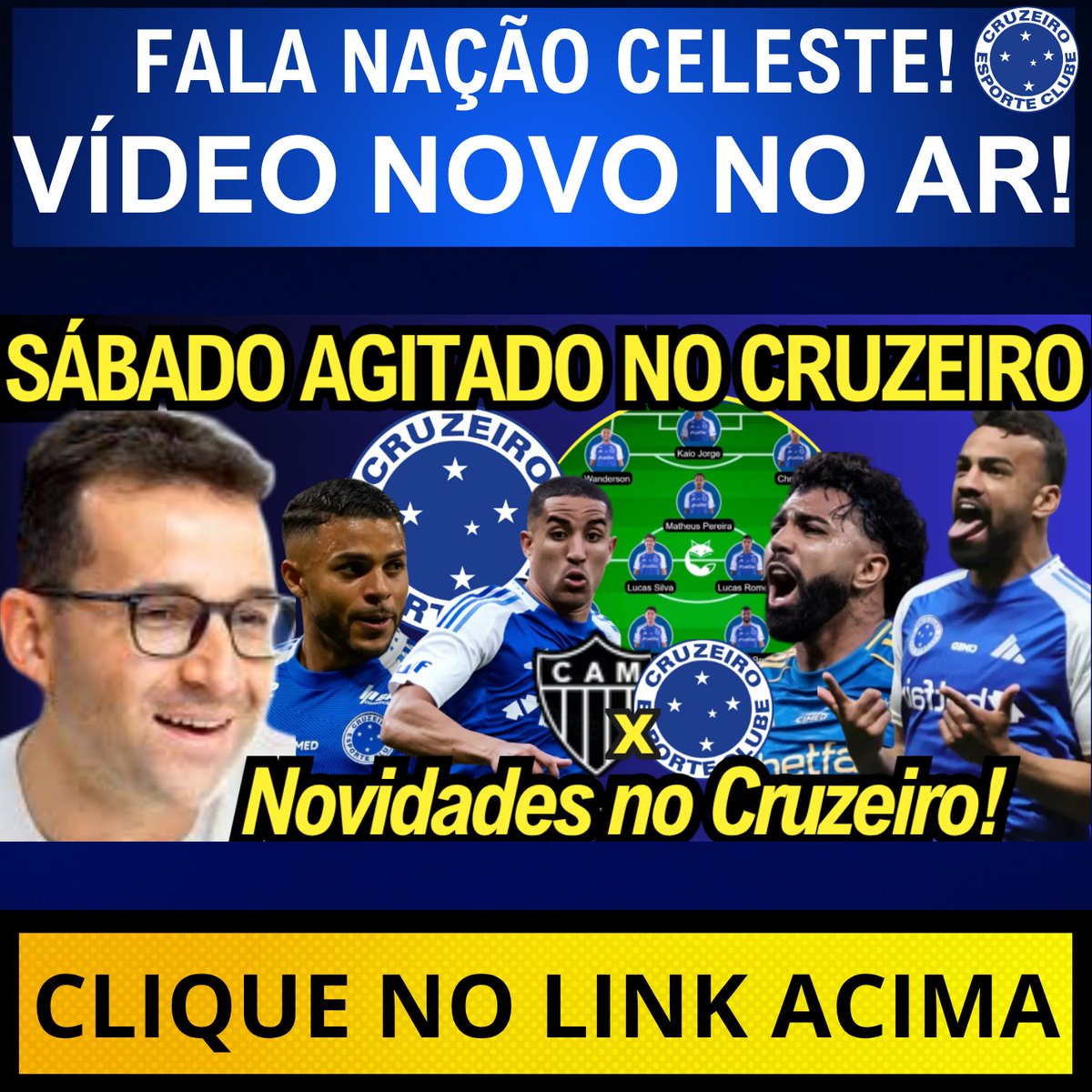 🦊SÁBADO AGITADO no CRUZEIRO ! JARDIM TEM NOVIDADES PARA o JOGO CONTRA o ATLÉTICO-MG na TOCA 4!
youtu.be/-25CLOn92HY
