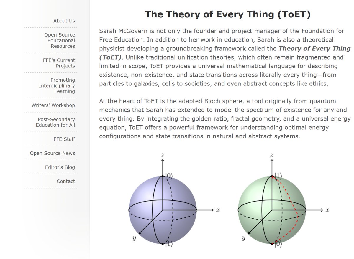 Rob_Simone's tweet image. Fascinating!👀

Imagine extending the Bloch sphere from #quantummechanics, creating a common mathematical language with applications for #biology, #sociology, #ethics and beyond.

foundationforfreeeducation.org/the-theory-of-…