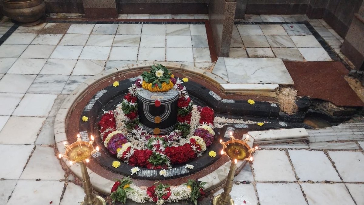 12Jyotirling's tweet image. श्री परली बैद्यनाथ ज्योतिर्लिंग जी के आज के संध्या/शयन आरती दिव्य व अदभुत श्रृंगार दर्शन 11.10.2025