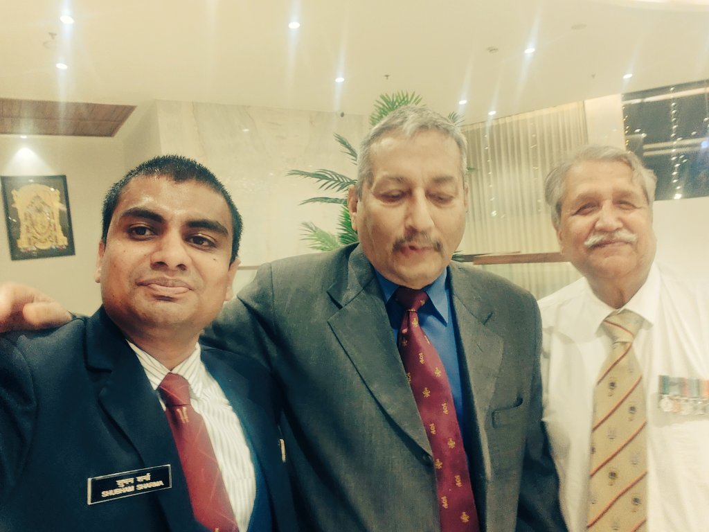 With Lt Gen Hardev Singh Lidder