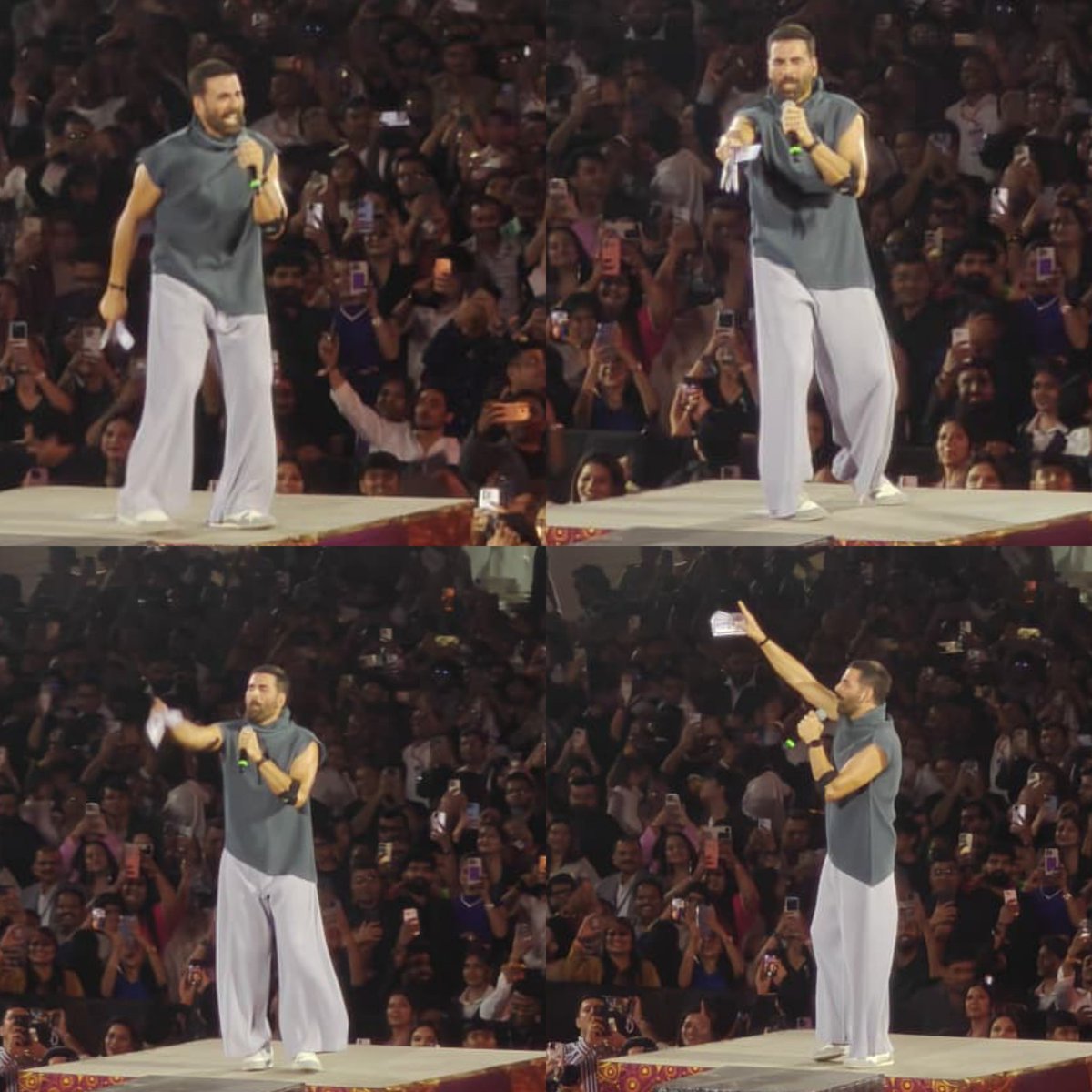 TheClimaxIndia's tweet image. The Rockstar of the Night #AkshayKumar Singing Gujarati Song 💥

#FilmfareAwards2025 #70thHyundaiFilmfareAwards2025WithGujaratTourism