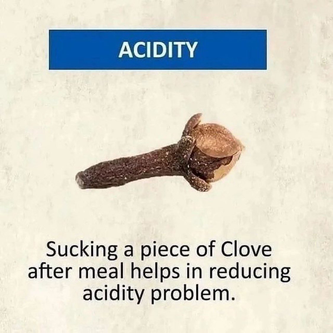 The_Truepath's tweet image. Natural remedies for certain health concerns....

1. Acidity - Cloves