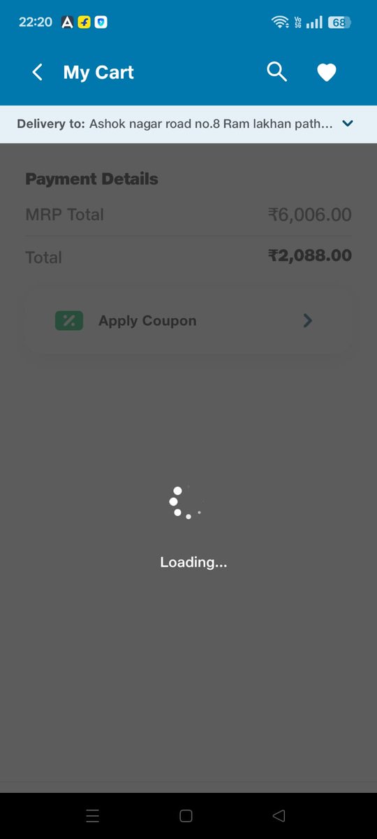 bihari03's tweet photo. See what is the condition of Jio Mart, firstly it is not opening, orders are not being placed, even their customer care service could not do anything, what should we do ? #jiomart https://t.co/cjrjF2fYoq