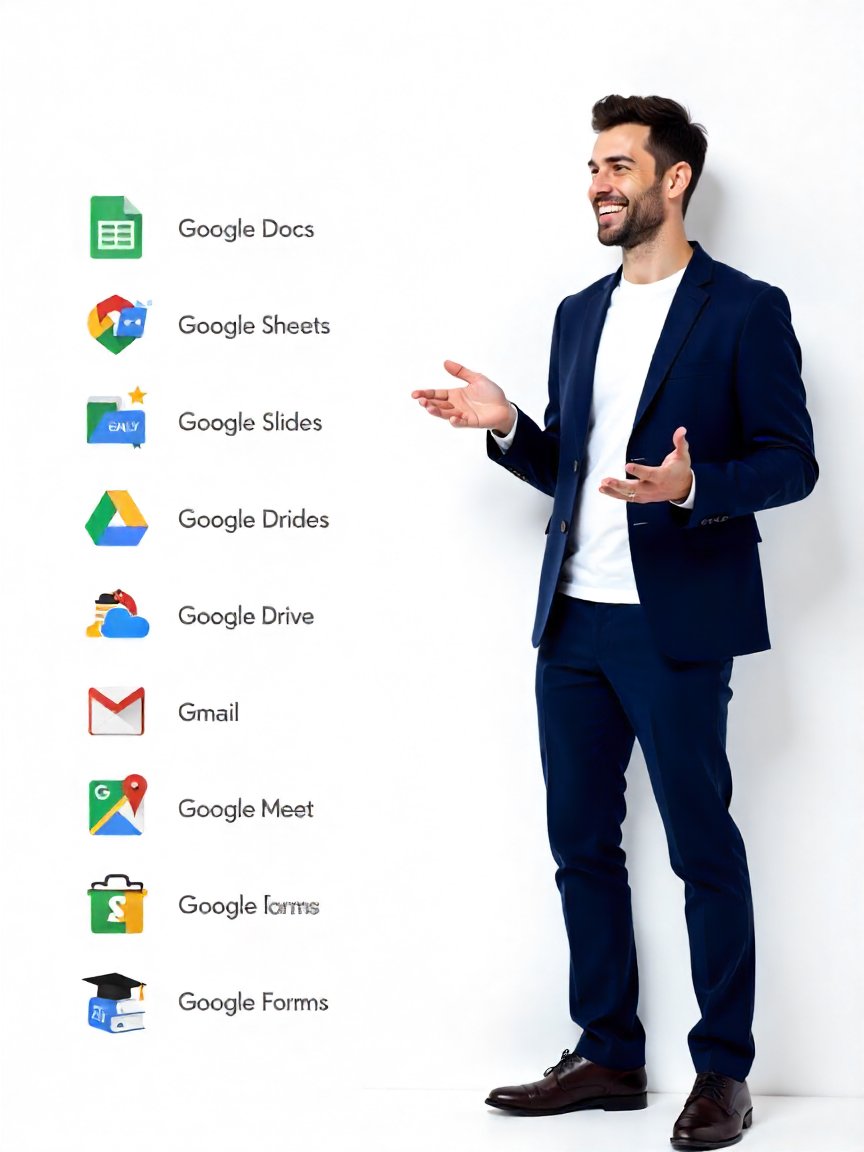 JulkerNaeen's tweet image. Want to study smarter, not harder?
Use these 10 free Google tools every student should know: Docs, Sheets, Slides, Drive, Calendar, Gmail, Meet, Classroom, Forms & Scholar.
Stay organized, manage time, and collaborate effortlessly.
#GoogleTools #StudySmarter #DigitalLearning