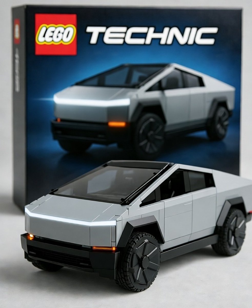 PlanetOfMemes's tweet image. Can @LEGO_Group and @cybertruck make this happen?