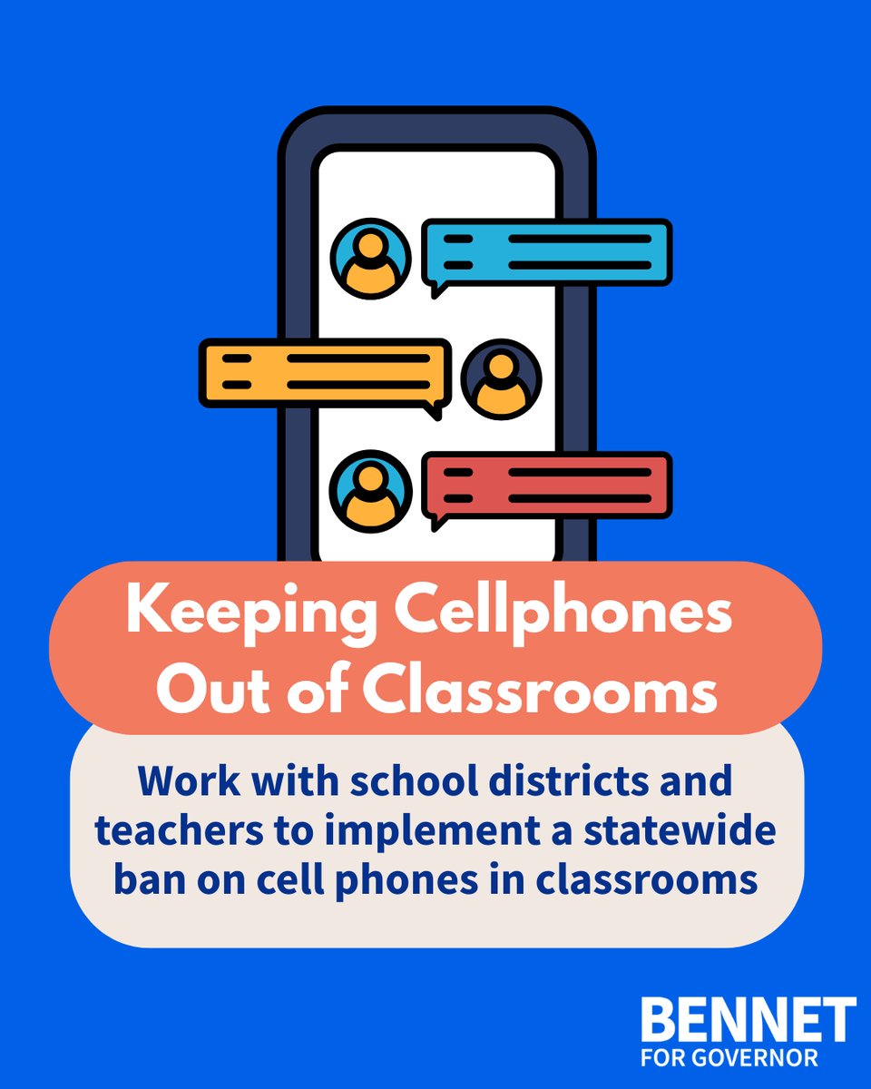 MichaelBennet's tweet image. Colorado kids deserve happier, healthier lives free of endless scrolling. This week, we launched our plan to keep kids safe online. 

Read more here: michaelbennet.com/priorities/kee…