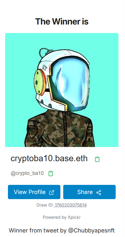 CONGRATS <a href="/crypto_ba10/">cryptoba10.base.eth</a> for winning 1x <a href="/ThePandarianz/">The Pandarianz</a> 

DM me for claim your panda!