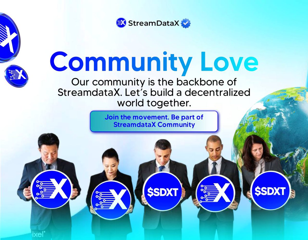Lighters_web3's tweet image. Community Love | StreamdataX 💙

At @StreamdataX, our community is the heartbeat of everything we do.
Together, we’re building a decentralized world where data flows freely, securely, and transparently. In addition to that, we are making it possible for you to monetize your data.…