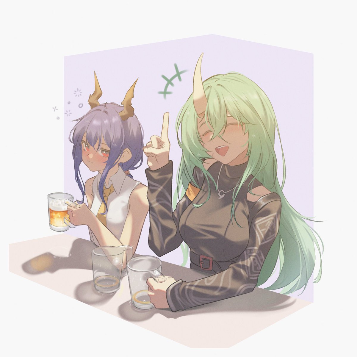 Day 9, 10 🍺

#arktober2025
#明日方舟 #アークナイツ #Arknights