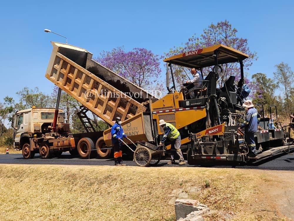 MinistryofTID's tweet image. #Roadworks
Surfacing works are currently in progress on Glenara Road rehabilitation project enhancing road quality and safety for all users. Please exercise caution and plan your routes accordingly. #KilometerbyKilometer #InfrastructureDevelopment