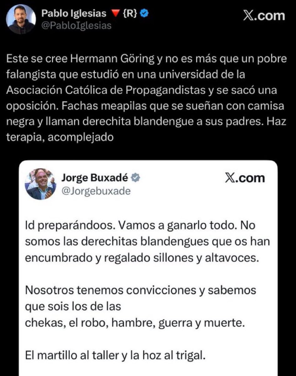 Un depredador sexual que quiere ser profesor sustituto para poder invitar alumnas al baño, que lloriquea cada vez que suspende ofertas, y que es tan inútil que no ha conseguido opositar y sacar plaza propia, insultando a un abogado del Estado primero de su promoción.

Un chiste.
