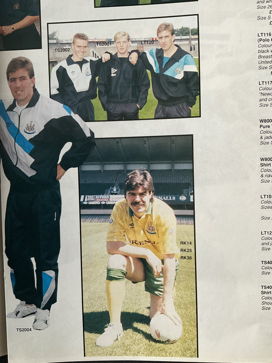ToonProgrammes's tweet image. Found this @NUFC  catalogue from 1990. Some classic items .