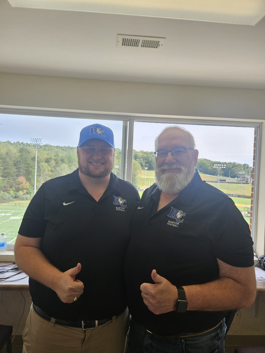 Tune in for <a href="/barton_fb/">BartonCollegeFB</a> now on <a href="/985TheBigDawg/">98.5 The Big Dawg</a>