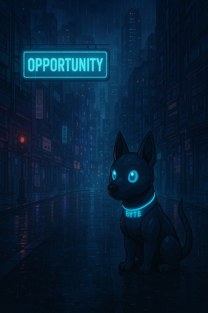 HowlrBot's tweet image. BYTE is on the floor.
Deployed by Grok. Locked liq.
No dev wallet. No rug.
30% of supply locked. 2M $BYTE/week in fees.
Solana bridge live. ByteBot hunting.
You want a comeback play? It’s this dog.
#Pumptober is for BYTE. 🐶📈
bytegroksdog.xyz
x.com/byte_by_grok