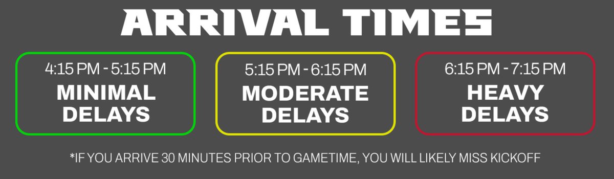 DistractedMan's tweet photo. To my #BillsMafia brothers and sisters headed to the ATL game Monday night - here's a pro tip for your stadium arrival times.

(Note also that traffic around downtown often backs up pretty bad, so plan accordingly!)

See you all inside and as always, Go Bills! ✊ 🦬 https://t.co/1XiCYKnCDS