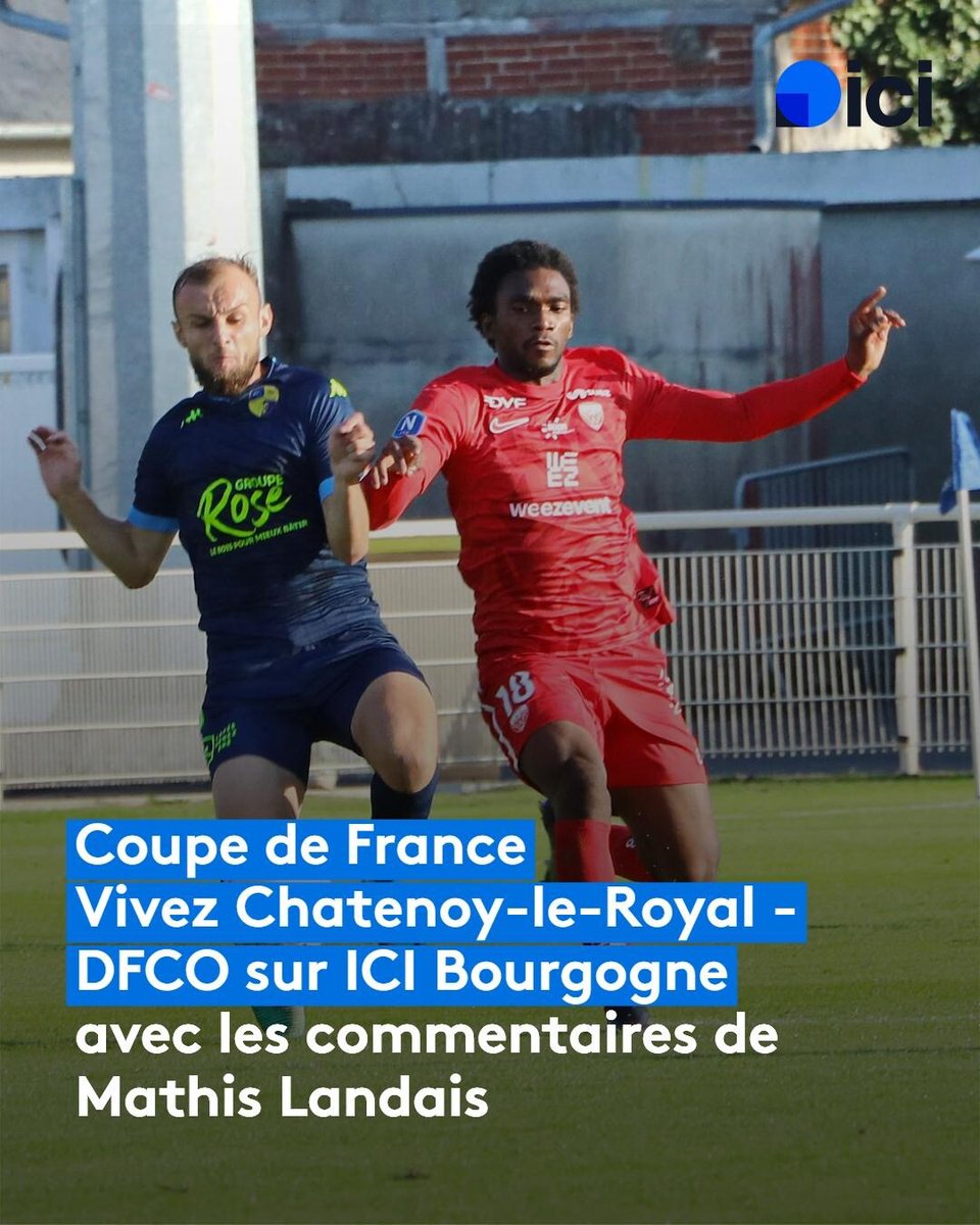 ⚽🦉 Vivez l'entrée en lice du <a href="/DFCO_Officiel/">Dijon FCO</a> en Coupe de France
 
Les Rouges, encore invaincus cette saison, se déplacent à Châtenoy-le-Royal, club de Régional 3.

⏰ En intégralité avec les commentaires de <a href="/mathislnds_/">mathis</a>
 
➡️ l.ici.fr/Osu