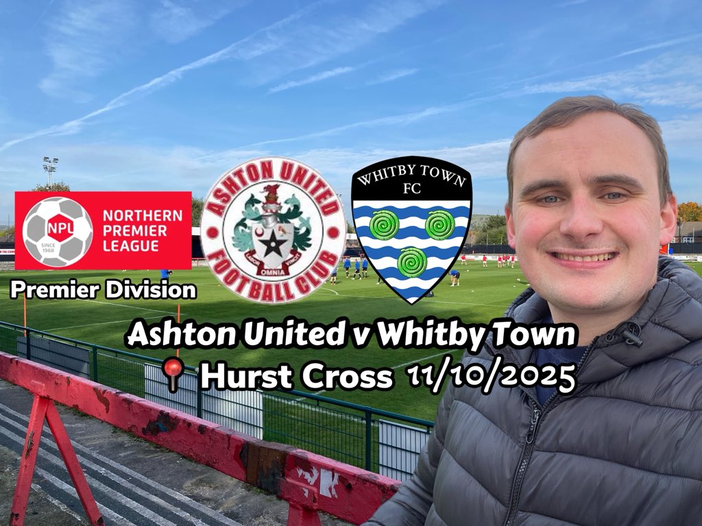 TheDB30's tweet photo. Today’s trip to @AshtonUnitedFC v @WhitbyTownFC where two out of form sides looked for a kickstart
#RobinsRevolution #Seasiders #TheNPL @AdamGittingspt @JoeSkelton10 @Topliss94 @NonLeagueCrowd @nonleaguemanc @NE_NonLeague
https://t.co/YoAbmX40L8 https://t.co/tfbwnVUtmr
