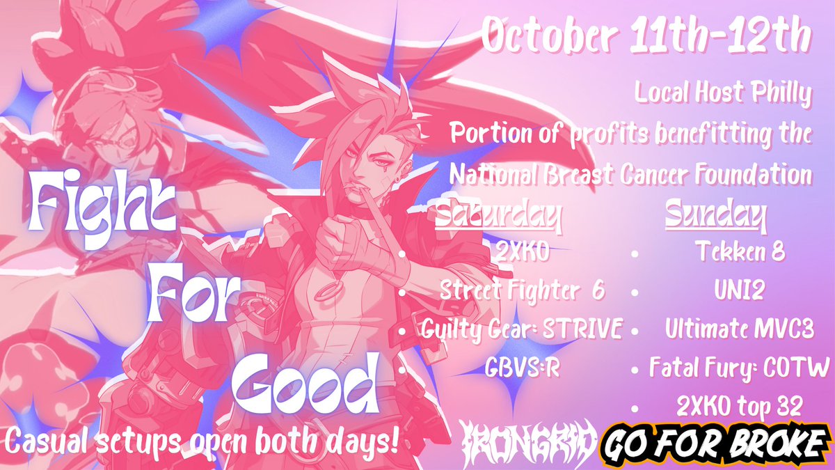 Can't make it in-person? We got you covered, Fight for Good will be streamed live at twitch.tv/NerdStreet!