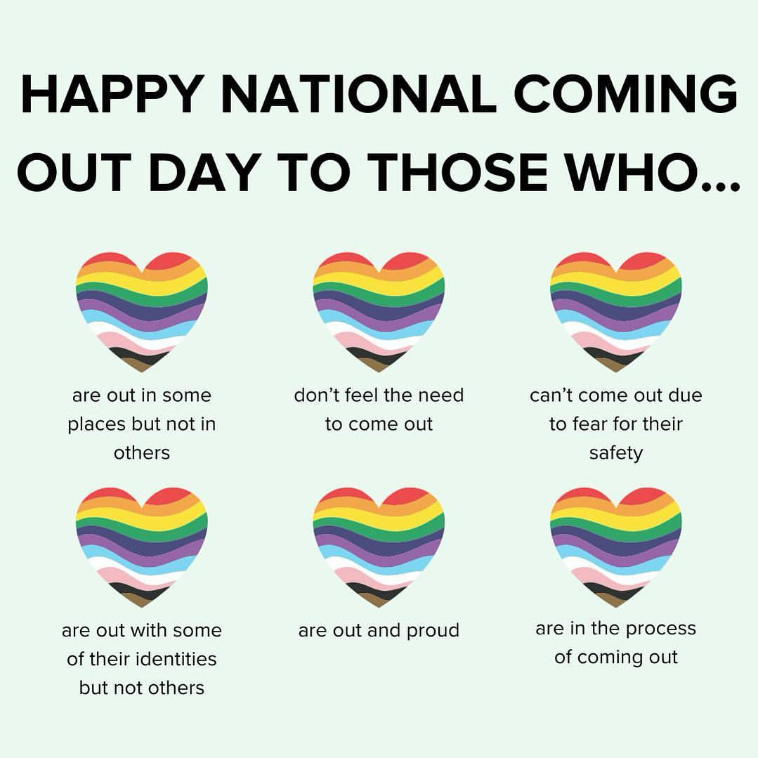 genderandfamily's tweet photo. Happy #NationalComingOutDay 🏳️‍⚧️🏳️‍🌈

Being “out” can be a complicated topic for many transgender, non-binary, and gender expansive folks.

Wherever you are in your journey, your identity is valid 💗

Repost from @ucdlovelab https://t.co/GTIPR01tqi