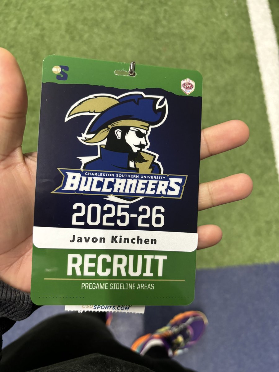 JavonKinchen's tweet image. Charleston Southern today. Buc fans how we feeling.