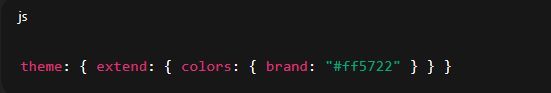 ReactLanding's tweet image. 🎨 Tailwind Custom Colors

Add in tailwind.config.js 👇

✅ Brand consistency
✅ Easier theming

#TailwindCSS #UIDesign #Frontend