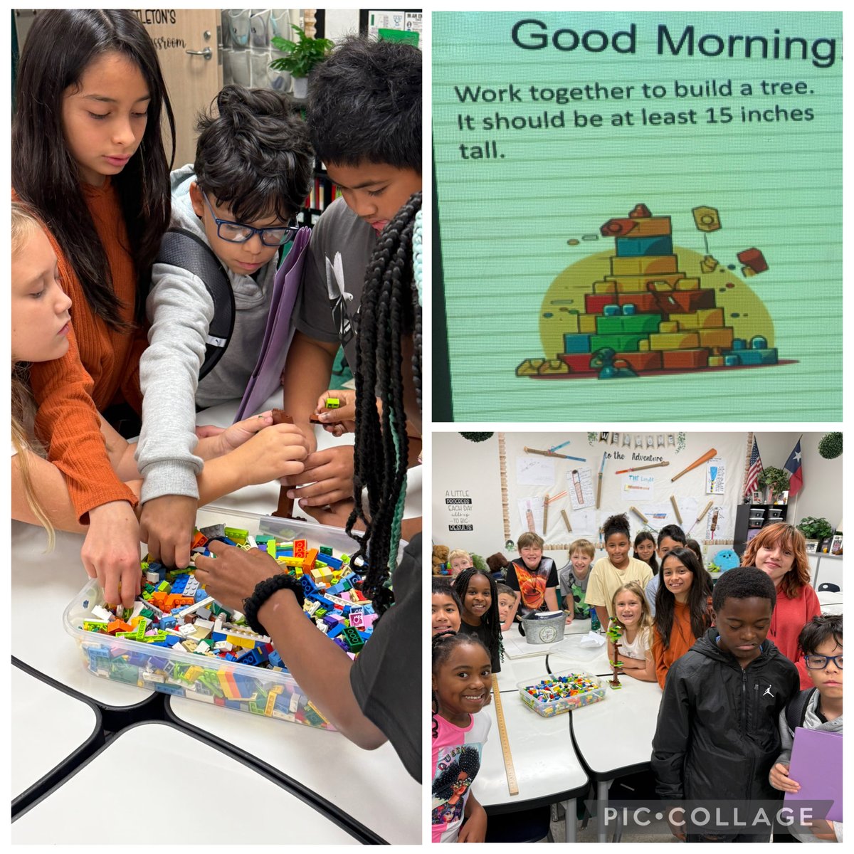 Morning connection in Ms. Nettleton’s Classroom. What a fun way to get students working together and building friendships ❤️