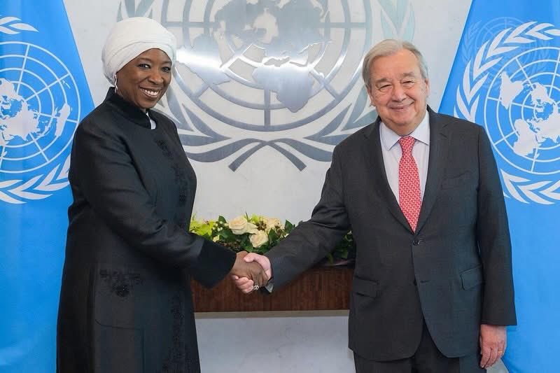 A proud and inspiring moment. <a href="/dienekeita/">Diene Keita</a> sworn in as Executive Director of UNFPA by UN Secretary-General António Guterres.

Her leadership reflects courage, compassion, and commitment to equality.
Let’s all stand together to support her vision.-