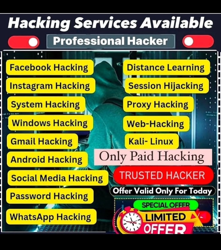 john_hacker0's tweet image. All hacking I am hacker do you want to WhatsApp hack instagram hack Snapchat hack gmail hack facebook hack message me I am online 24/7
