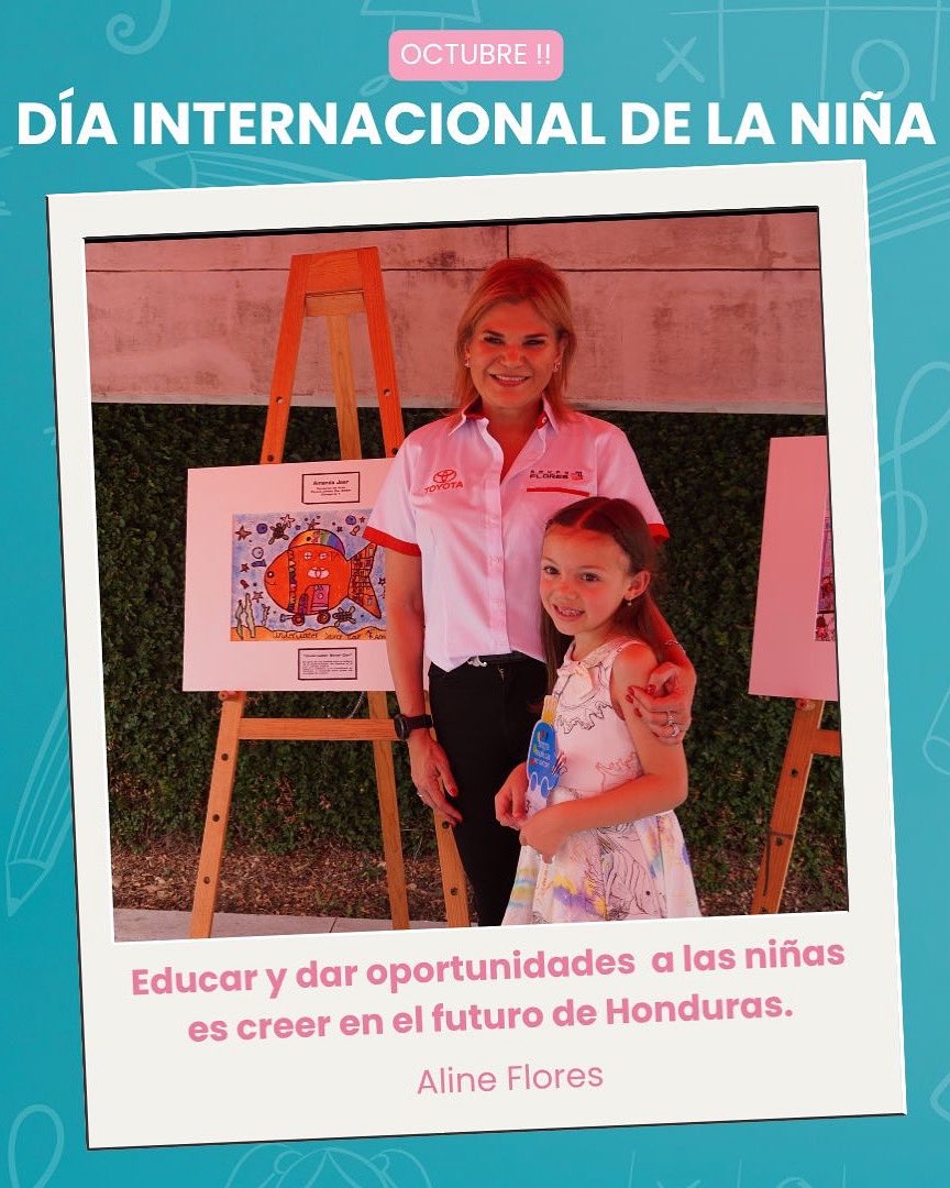 Celebrando el Día Internacional de la Niña cuando una niña se educa , se empodera y le damos oportunidades de abre un camino hacia un país más justo , próspero y lleno de esperanza <a href="/comigenerocohep/">comitegenerocohep</a>  <a href="/toyotahonduras/">Toyota Honduras</a> #girlpower