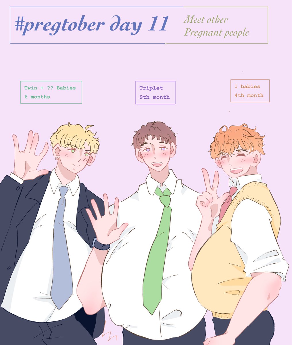philippoo4's tweet image. #pregtober2025 #pregtober #mpreg 
Day 11 meet other pregnant people