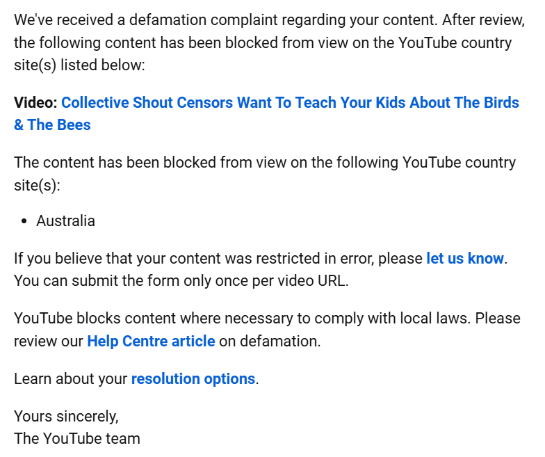 RyanRogerAthay's tweet image. Just to let folks in the network know that we are having an impact, that even Collective Shout Censors Us From Australians @DiscussThing @NsPollution @The40KEmpress @DashAttackVT @CancelThisPod @LG2076News @Slayeverygam3 @YrysRoda @GalaxyRed533 @XeenDravarol @RogerHopkinsCTP