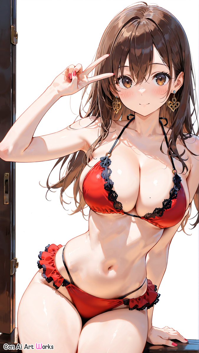 Cen_Ai19's tweet image. おはよぅ♡✌👙