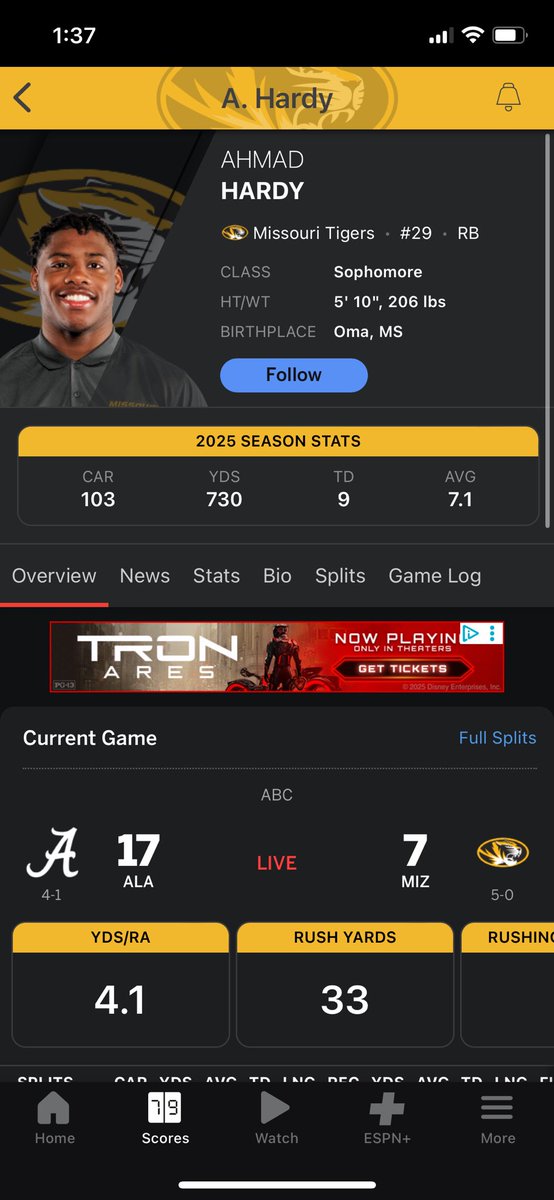 First time watching Ahmad Hardy, this ain’t a Heisman performance
