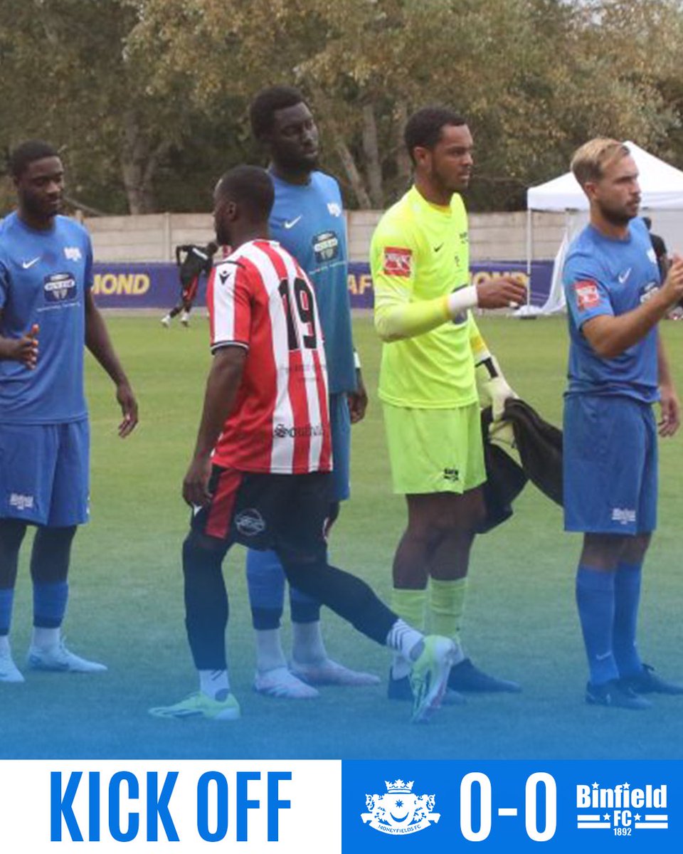 Binfieldfc's tweet photo. ▶️ Kick Off
We’re underway at the John Jenkin Stadium - #COYM
🟡 0-0 🔴 (1’ ⏰)
#MONBIN | #COYM https://t.co/eUdhhxYDd3