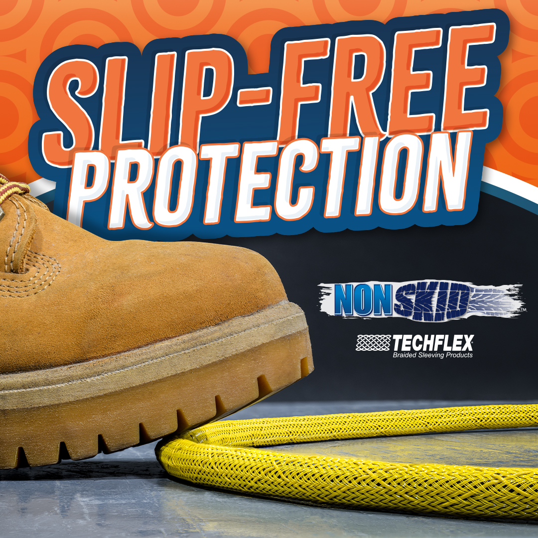CableOrganizers's tweet image. Keep your cables secure and your footing safer with Techflex® Non-Skid Sleeving. 🚧 Slip-free protection you can trust on the job! 

#CableOrganizer #Techflex #BraidedSleeving #CableManagement #Organization #CableProtection #SafetyFirst